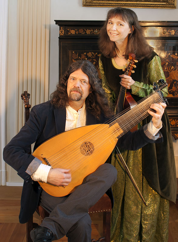 Lutz Kirchhof, Laute & Martina Kirchhof, Viola da Gamba im Palais Papius, Wetzlar