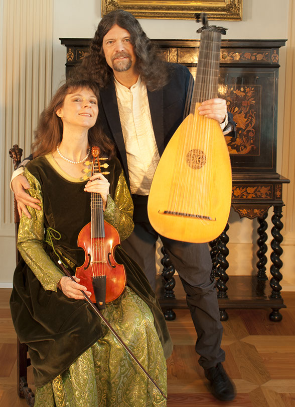 Lutz Kirchhof, Laute & Martina Kirchhof, Viola da Gamba im Palais Papius, Wetzlar