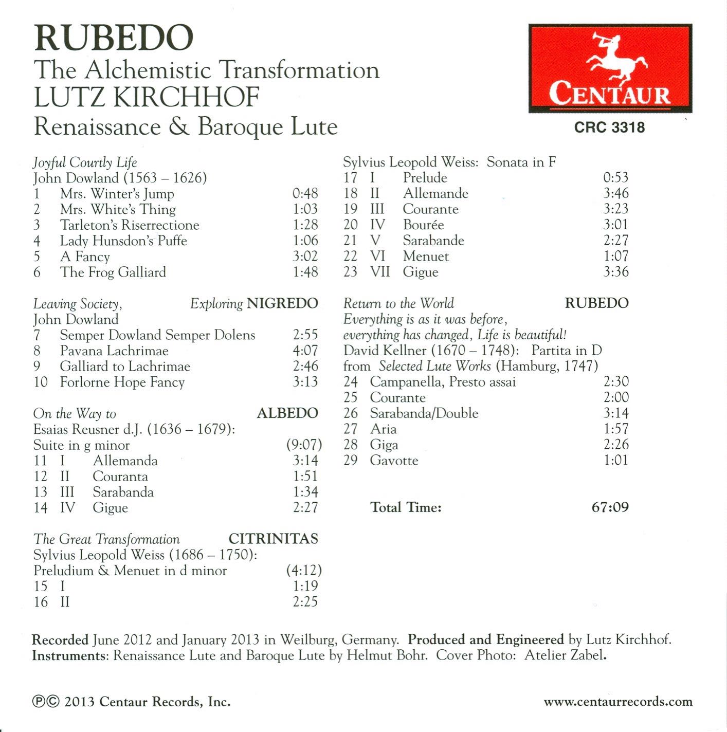 Tracks Rubedo