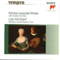 CD Cover: S.L. Weiss - Lute Works Vol 1&2